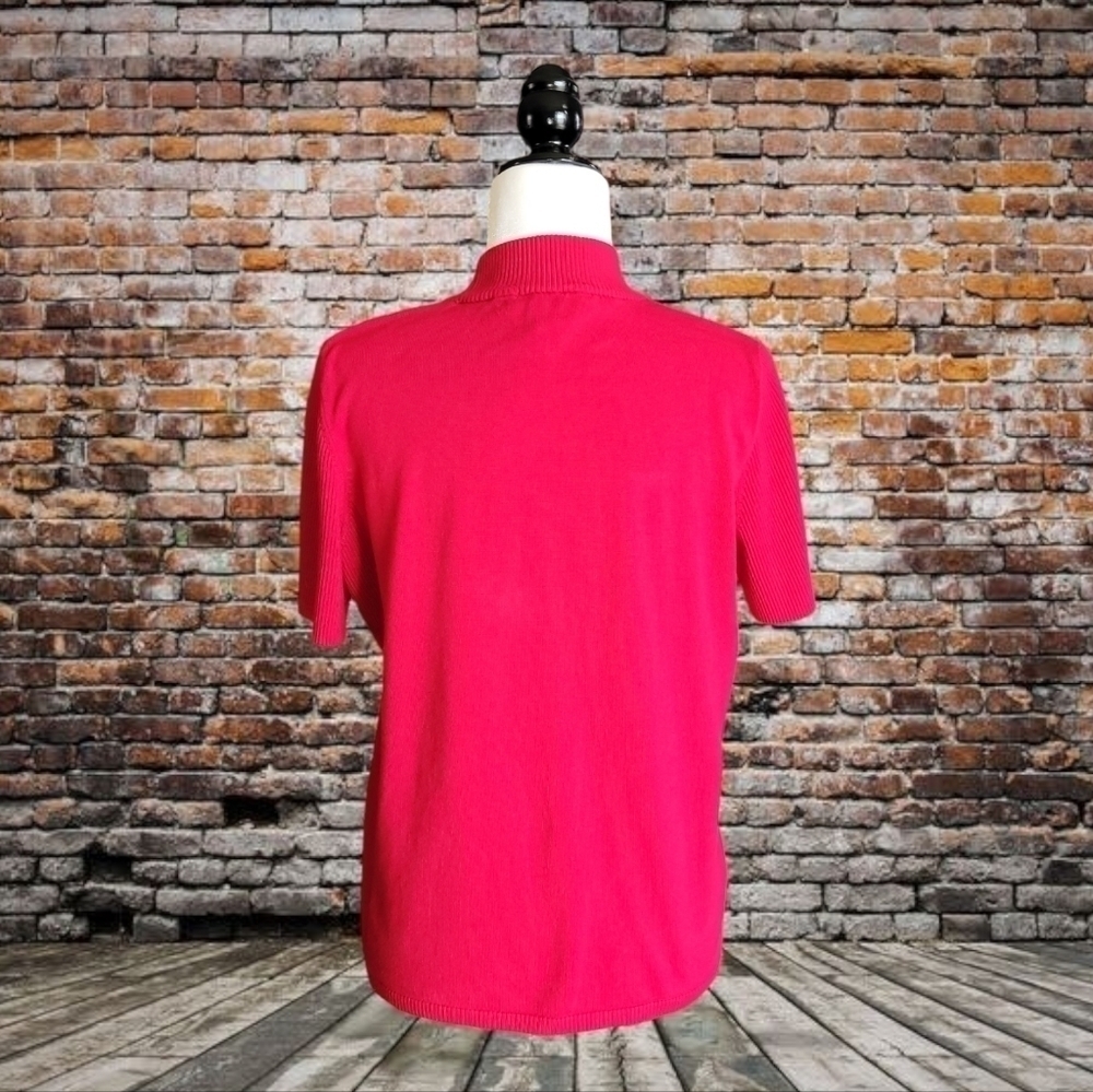Allison Daley Short Sleeve Knit Top